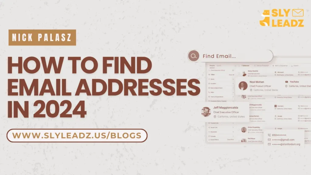 How to find email addresses